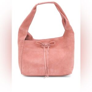 NWT Lucky Brand Suede Hobo shoulder bag in color BRICKDUST factory wrapped